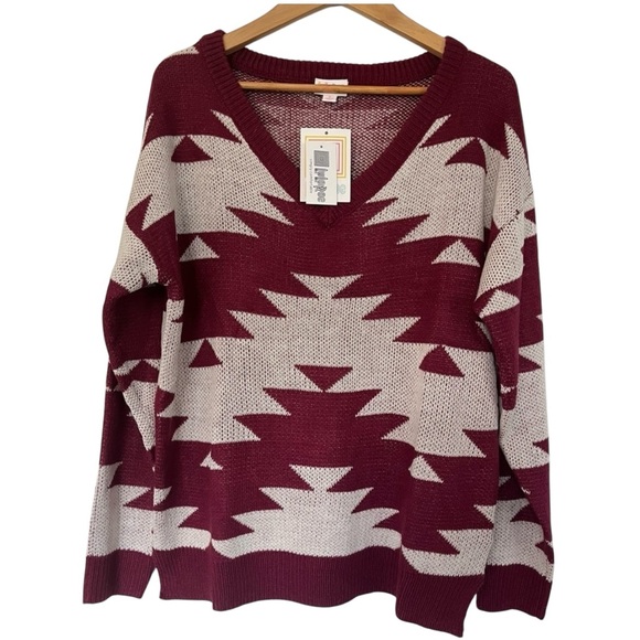 NWT🌺LuLaRoe•Torrie Jacquard Knit Sweater - Picture 4 of 8